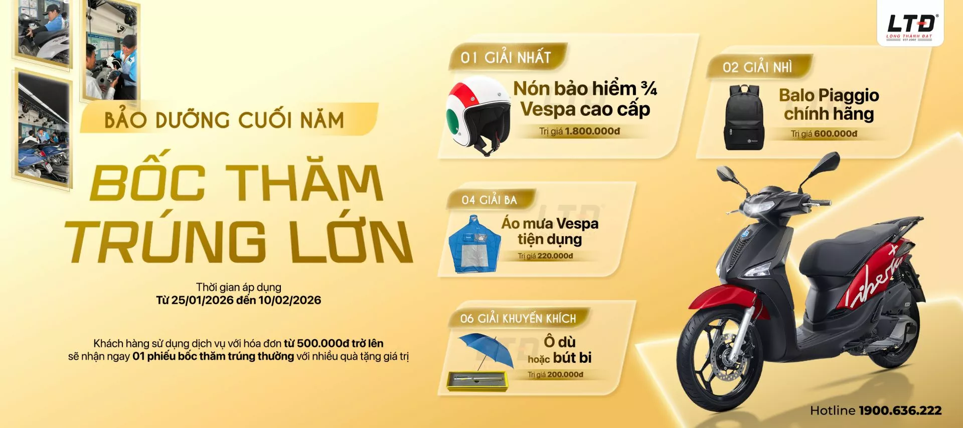 Bảo dưỡng cuối năm